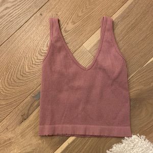 FP intimately ribbed v-neck tank